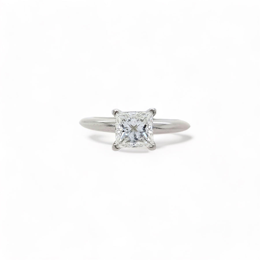 0.90ct Tiffany & Co. Princess Cut Diamond Ring