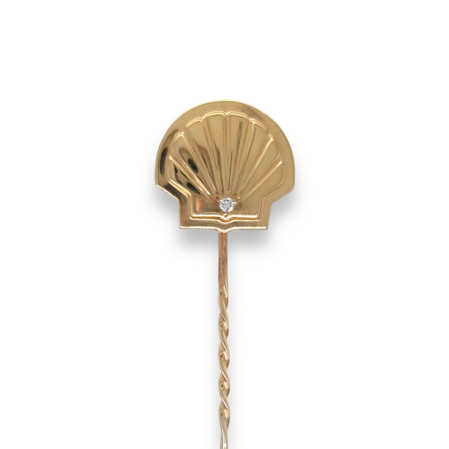 9ct Shell Tie Pin