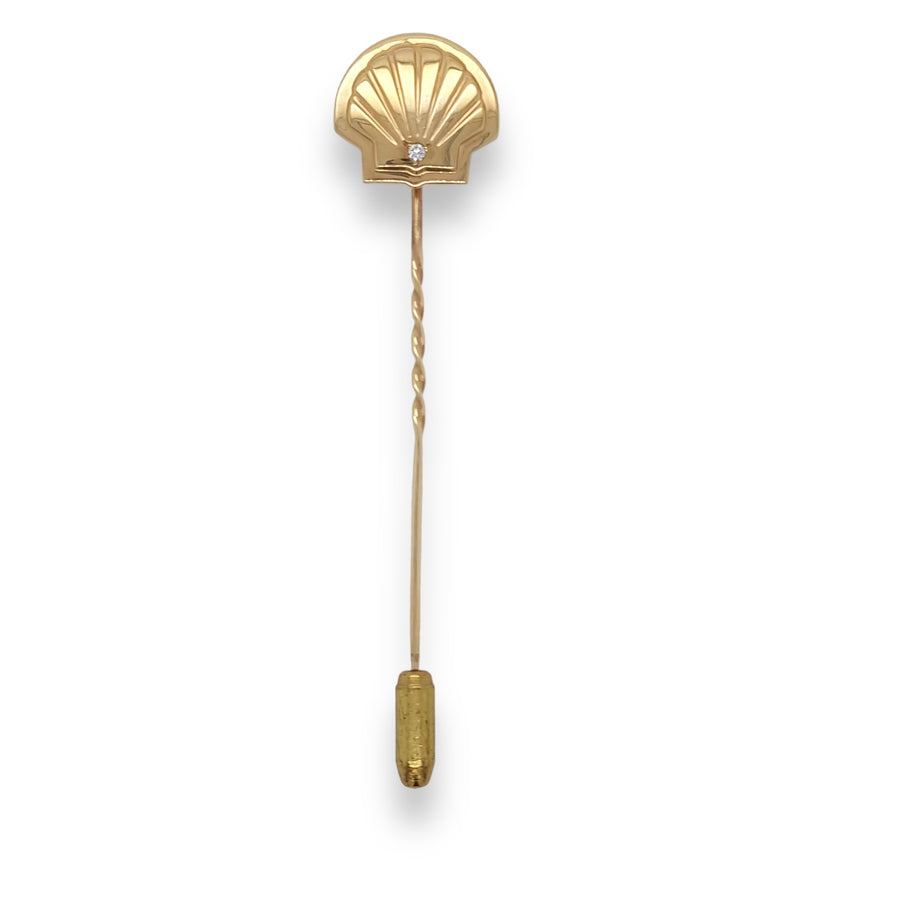 9ct Shell Tie Pin